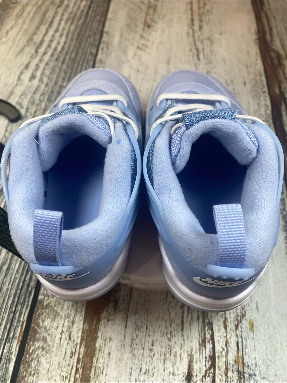 Nike Jordan Toddler Sneakers Baby Blue/White Size 9C NWT